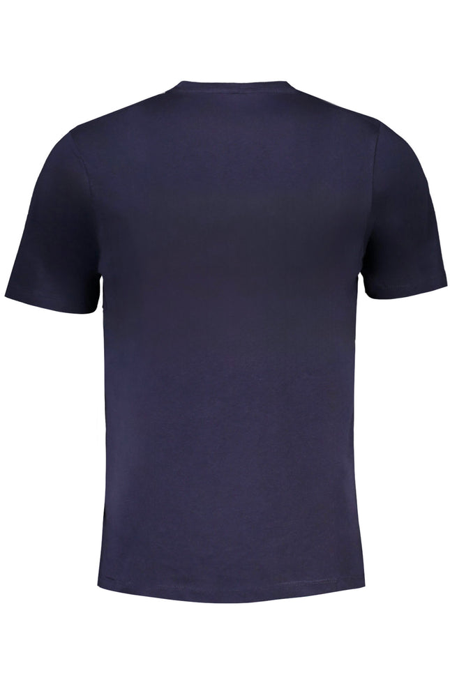 GIAN MARCO VENTURI MEN'S SHORT SLEEVED T-SHIRT BLUE-1
