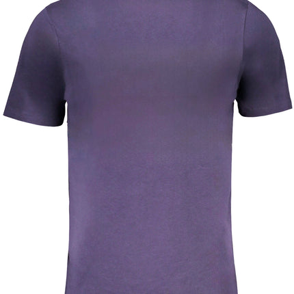 GIAN MARCO VENTURI MEN'S SHORT SLEEVED T-SHIRT BLUE-1