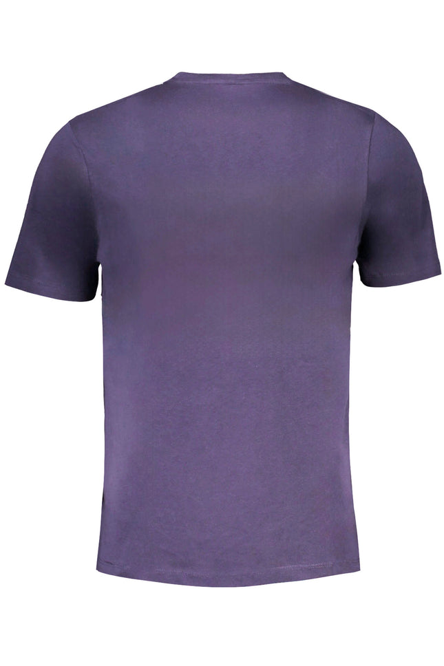 GIAN MARCO VENTURI MEN'S SHORT SLEEVED T-SHIRT BLUE-1