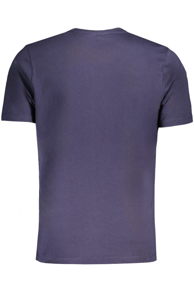 GIAN MARCO VENTURI MEN'S SHORT SLEEVED T-SHIRT BLUE-1
