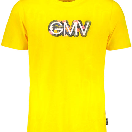 GIAN MARCO VENTURI YELLOW MEN'S SHORT SLEEVED T-SHIRT-0