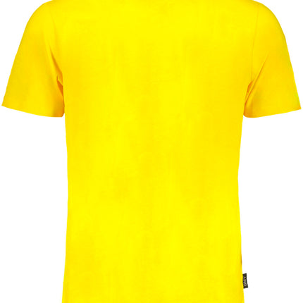 GIAN MARCO VENTURI YELLOW MEN'S SHORT SLEEVED T-SHIRT-1