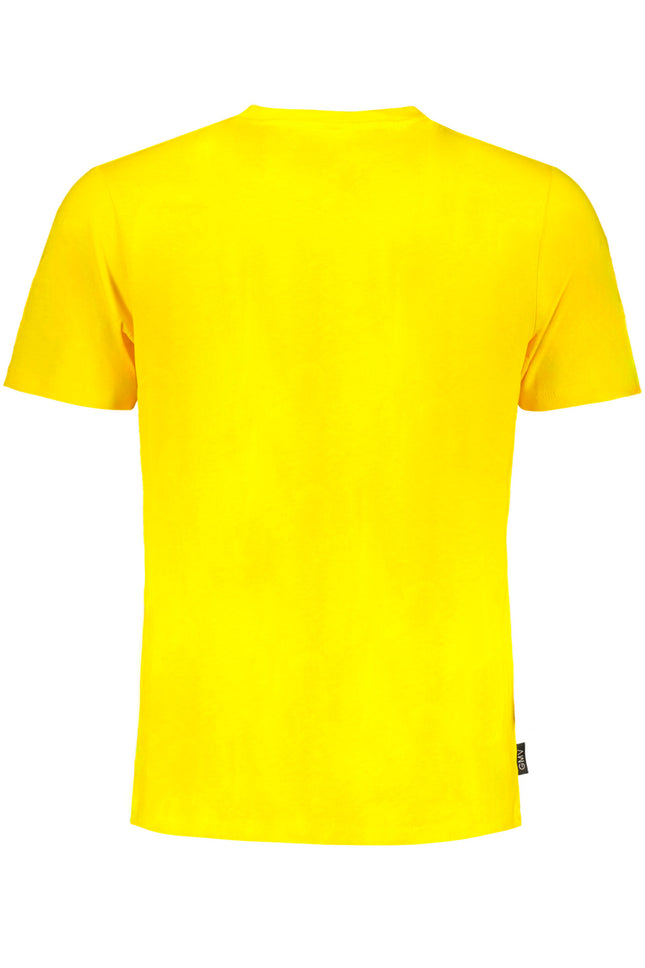 GIAN MARCO VENTURI YELLOW MEN'S SHORT SLEEVED T-SHIRT-1