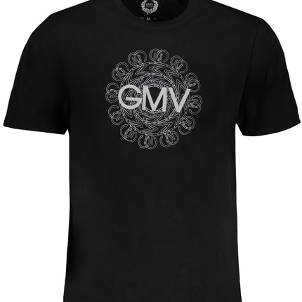 GIAN MARCO VENTURI MEN'S SHORT SLEEVE T-SHIRT BLACK-0