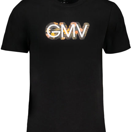 GIAN MARCO VENTURI MEN'S SHORT SLEEVED T-SHIRT BLACK-0
