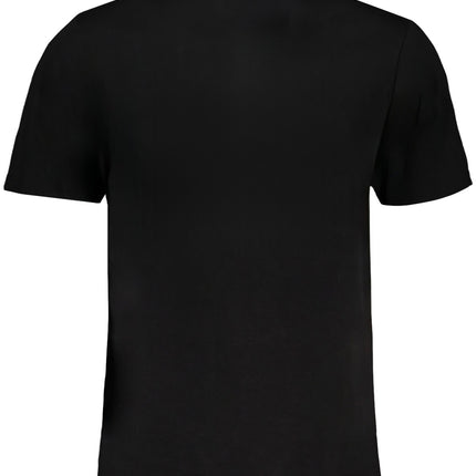 GIAN MARCO VENTURI MEN'S SHORT SLEEVE T-SHIRT BLACK-1