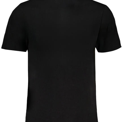 GIAN MARCO VENTURI MEN'S SHORT SLEEVED T-SHIRT BLACK-1