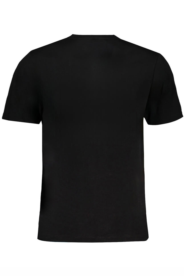 GIAN MARCO VENTURI MEN'S SHORT SLEEVED T-SHIRT BLACK-1
