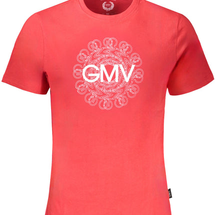 GIAN MARCO VENTURI MEN'S RED SHORT SLEEVE T-SHIRT-0