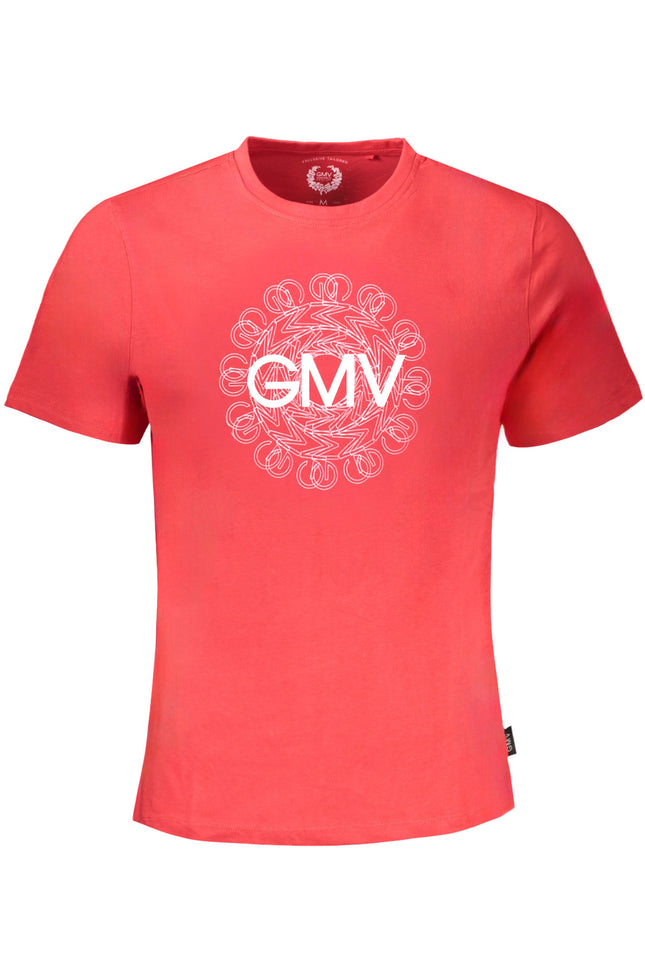 GIAN MARCO VENTURI MEN'S RED SHORT SLEEVE T-SHIRT-0
