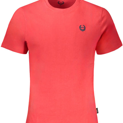 GIAN MARCO VENTURI MEN'S RED SHORT SLEEVE T-SHIRT-0