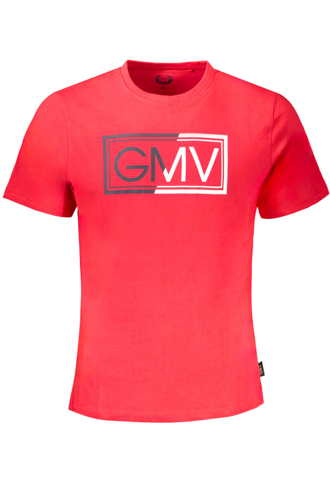 GIAN MARCO VENTURI MEN'S RED SHORT SLEEVE T-SHIRT-0