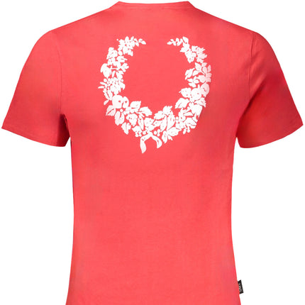 GIAN MARCO VENTURI MEN'S RED SHORT SLEEVE T-SHIRT-1
