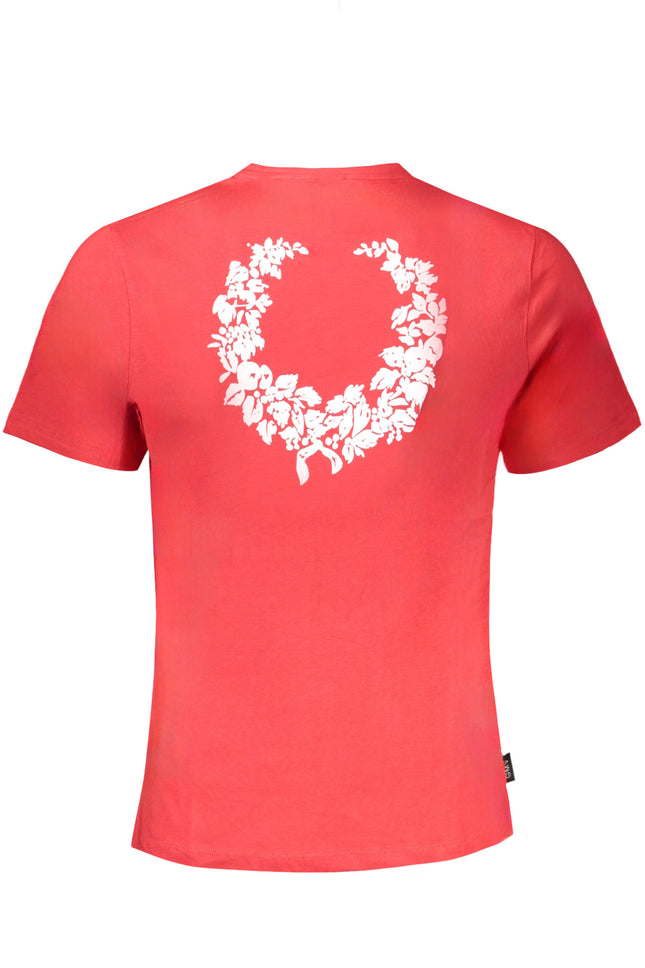 GIAN MARCO VENTURI MEN'S RED SHORT SLEEVE T-SHIRT-1