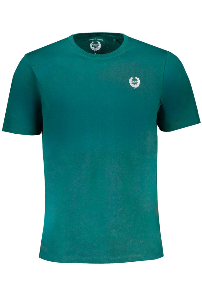 GIAN MARCO VENTURI GREEN MEN'S SHORT SLEEVED T-SHIRT-0