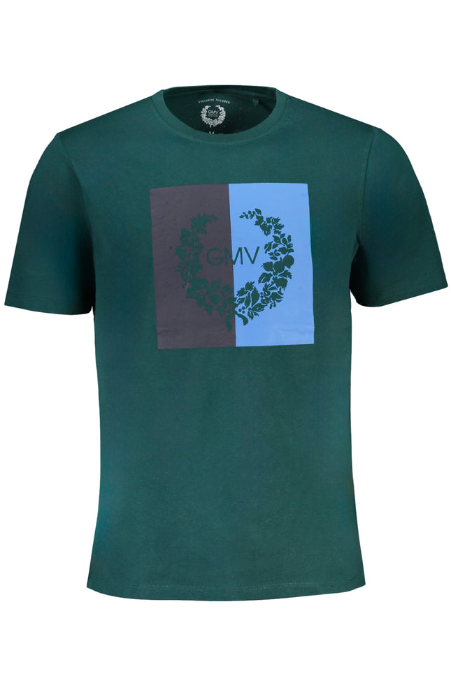 GIAN MARCO VENTURI GREEN MEN'S SHORT SLEEVED T-SHIRT-0