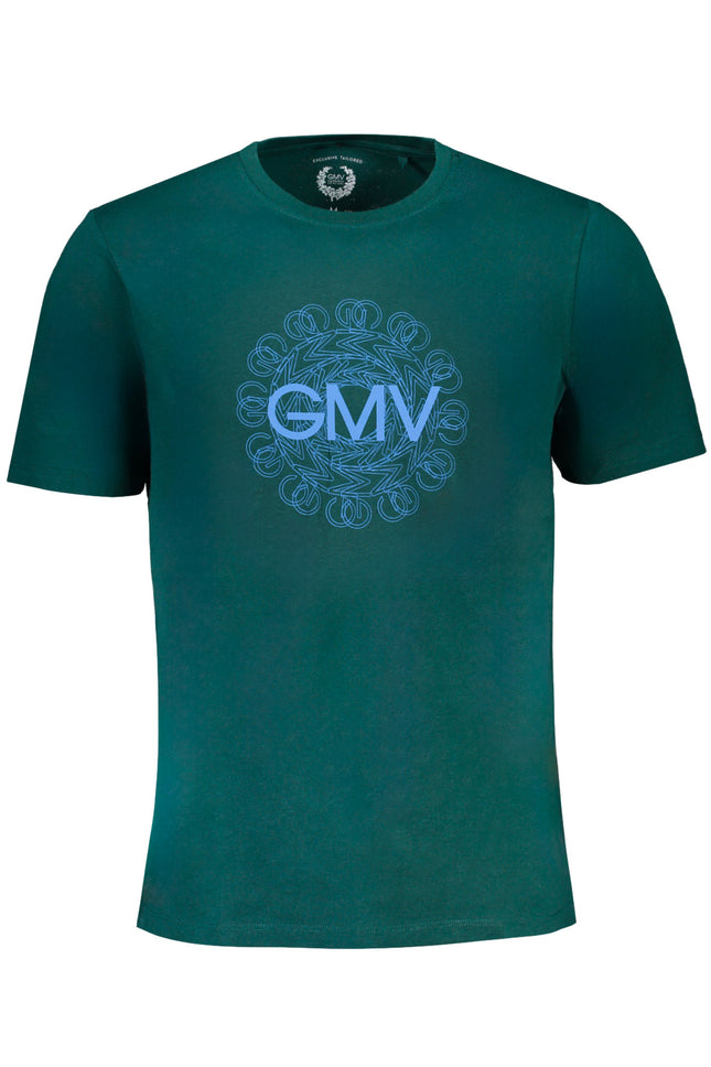 GIAN MARCO VENTURI GREEN MEN'S SHORT SLEEVED T-SHIRT-0