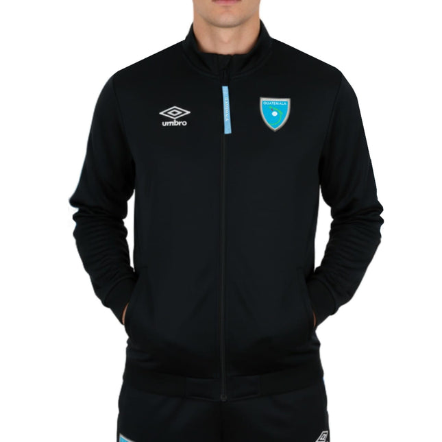 Guatemala black training presentation Soccer jacket 2022 - Umbro-0