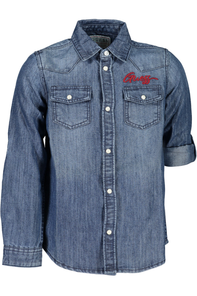 GUESS JEANS LONG SLEEVED SHIRT FOR GIRLS BLUE-0