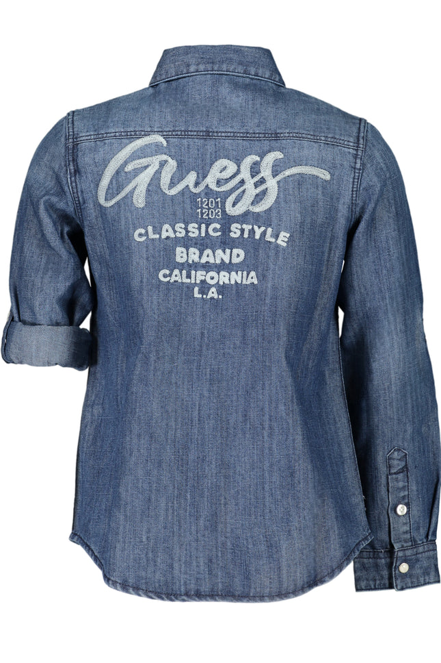 GUESS JEANS LONG SLEEVED SHIRT FOR GIRLS BLUE-1