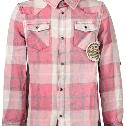 GUESS JEANS LONG SLEEVE SHIRT CHILDREN RED-0