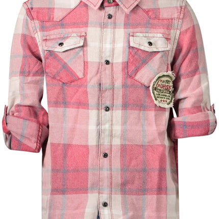 GUESS JEANS LONG SLEEVE SHIRT CHILDREN RED-2