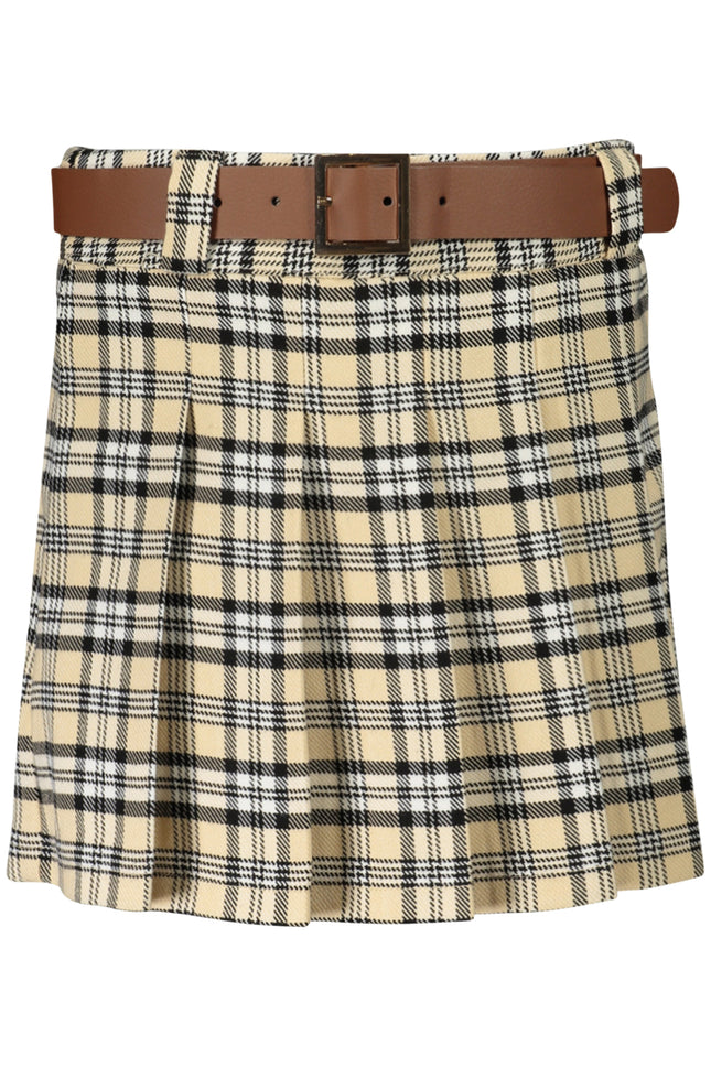 GUESS JEANS SHORT SKIRT GIRL BEIGE-0
