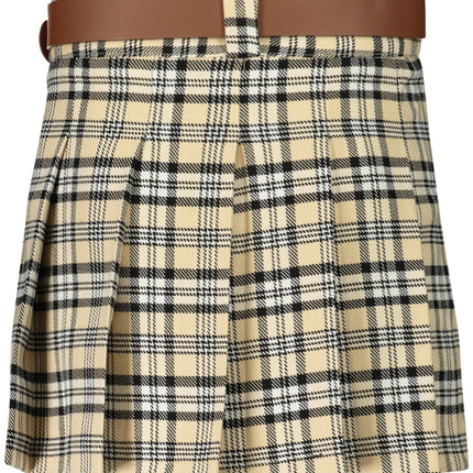 GUESS JEANS SHORT SKIRT GIRL BEIGE-1