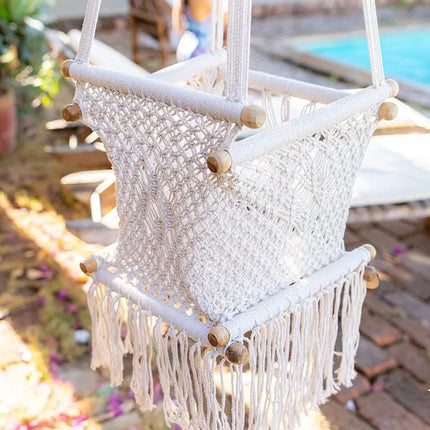 hamac bebe macrame ecru 3 1