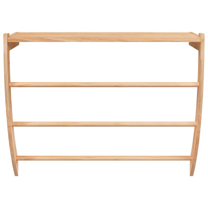 Handdoekenrek 60X25,5X49 Cm Massief Walnotenhout - XdropX