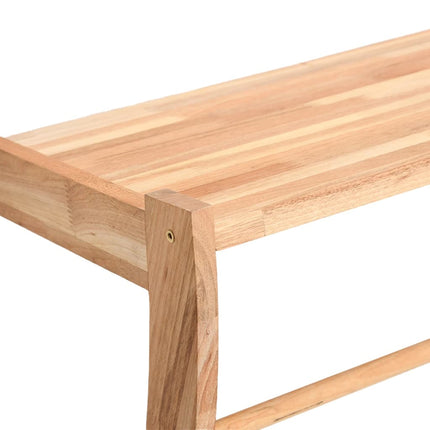 Handdoekenrek 60X25,5X49 Cm Massief Walnotenhout - XdropX