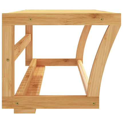 Handdoekenrek Wandgemonteerd 60X25X20 Cm Bamboe - XdropX