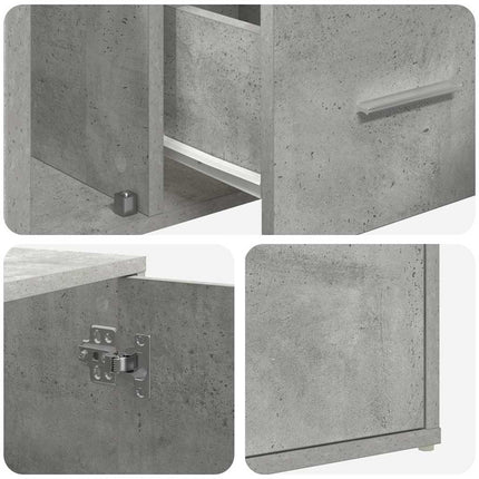 Hoekkast 200X40X45 Cm Bewerkt Hout - XdropX