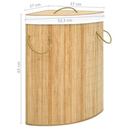 Hoekwasmand 60 L Bamboe - XdropX