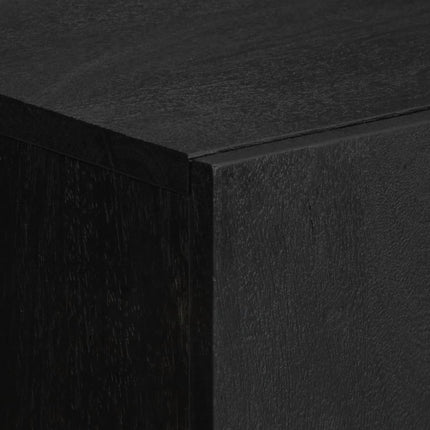 Hoge Kast 60X33X100 Cm Bewerkt Hout Zwart - XdropX