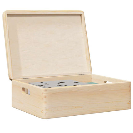 Houten Kist Met Deksel&Handvatten 40X30X13Cm Massief Grenenhout - XdropX