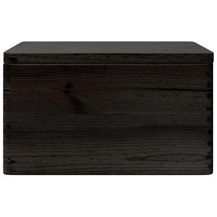 Houten Kist Met Deksel&Handvatten 40X30X23Cm Grenenhout - XdropX