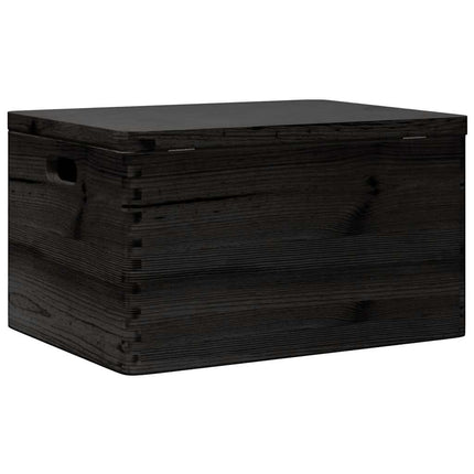 Houten Kist Met Deksel&Handvatten 40X30X23Cm Grenenhout - XdropX