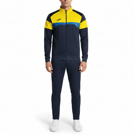 Danubio III Elite training Tracksuit European Style Slim-Fit - Navy/Yellow - Joma-1