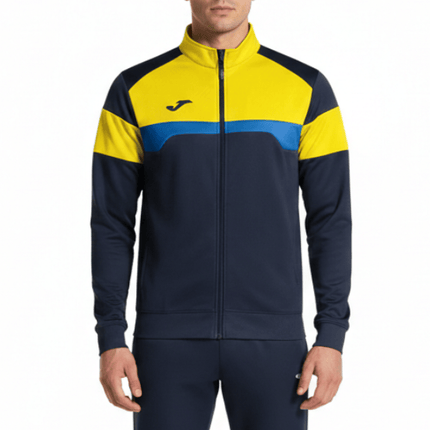 Danubio III Elite training Tracksuit European Style Slim-Fit - Navy/Yellow - Joma-0