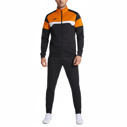 Danubio III Elite training Tracksuit European Style Slim-Fit - Black/Orange - Joma-3