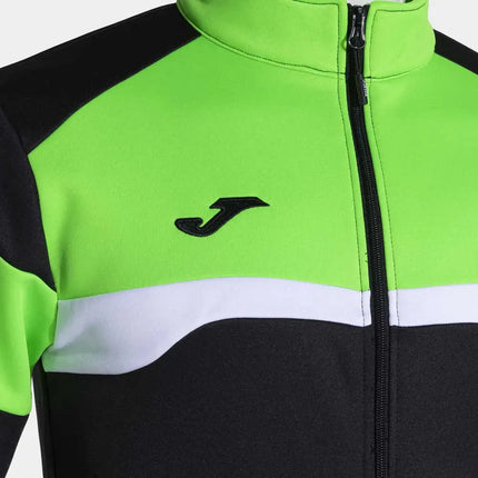 Danubio III Elite training Tracksuit European Style Slim-Fit - Black/Fluo Green - Joma-4
