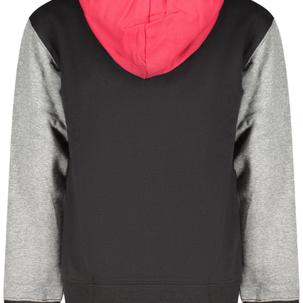 JORDAN KIDS' BLACK ZIP-UP SWEATSHIRT-1