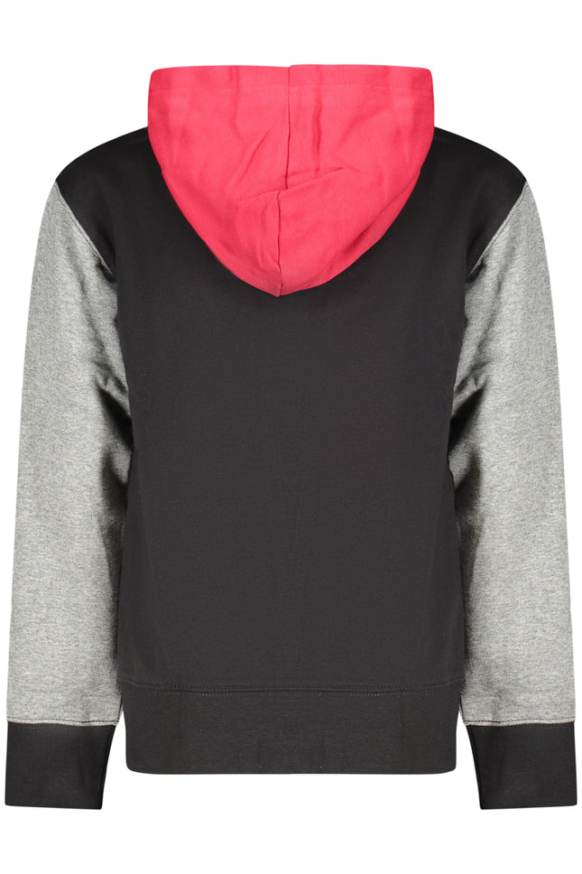 JORDAN KIDS' BLACK ZIP-UP SWEATSHIRT-1