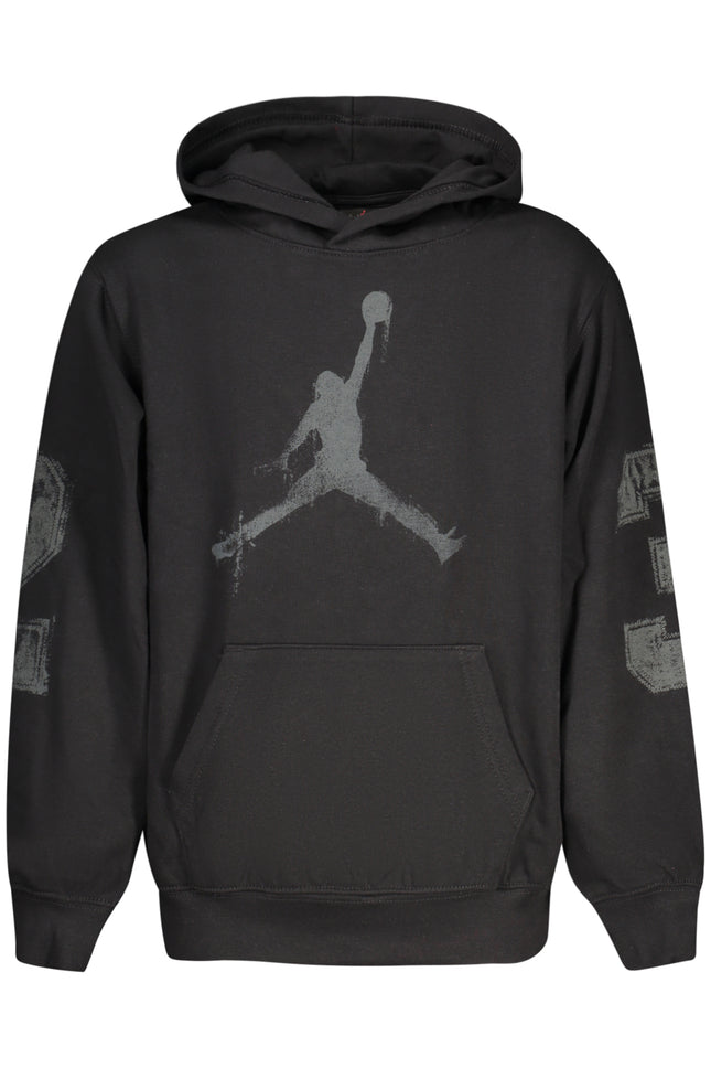 JORDAN KIDS' BLACK ZIP-UP SWEATSHIRT-0