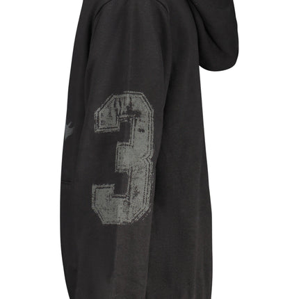 JORDAN KIDS' BLACK ZIP-UP SWEATSHIRT-2