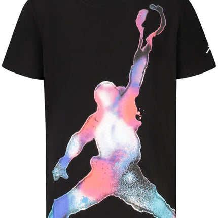JORDAN SHORT-SLEEVED T-SHIRT FOR KIDS, BLACK-0