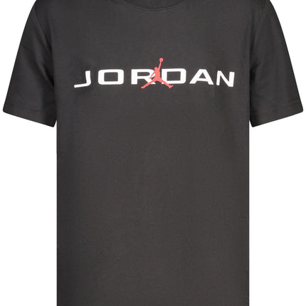 JORDAN SHORT-SLEEVED T-SHIRT FOR KIDS, BLACK-0