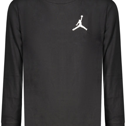 JORDAN LONG-SLEEVED T-SHIRT FOR KIDS, BLACK-0