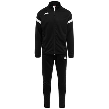 Dalcito premium Tracksuit Italian Slim-Fit Training/Casual Set - Black/White - Kappa-2